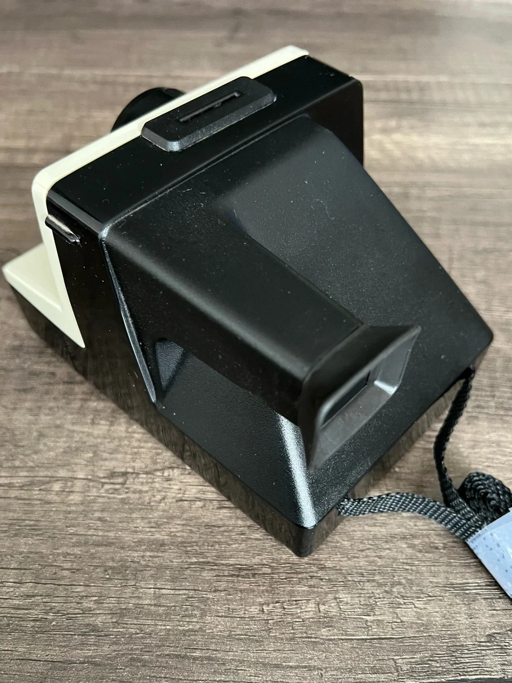Polaroid OneStep Instant Camera with Rainbow Stripe Accents - White